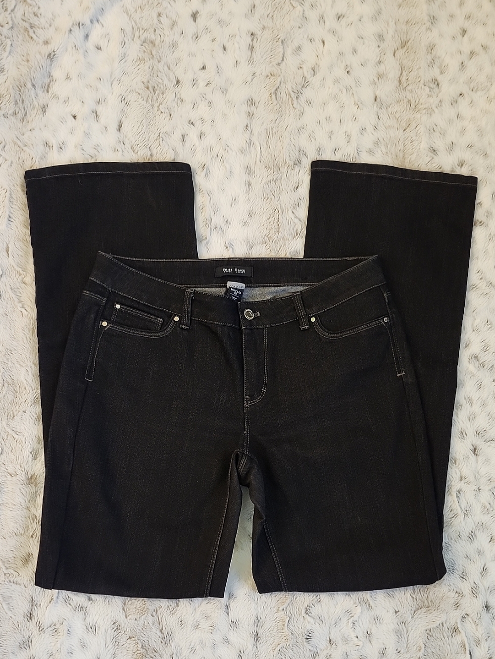 White House Black Market Jeans  Black Boot Cur Sz 8